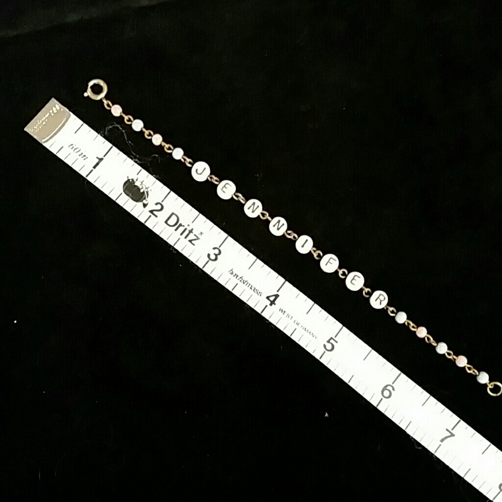 Vintage name bracelet, looks like baby bracelet fr
